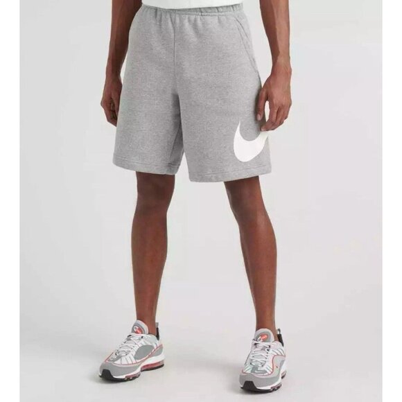 Nike Mens Shorts Fleece Medium Grey Sportswear Club BV2721-063 Size Medium NWT - Picture 1 of 4